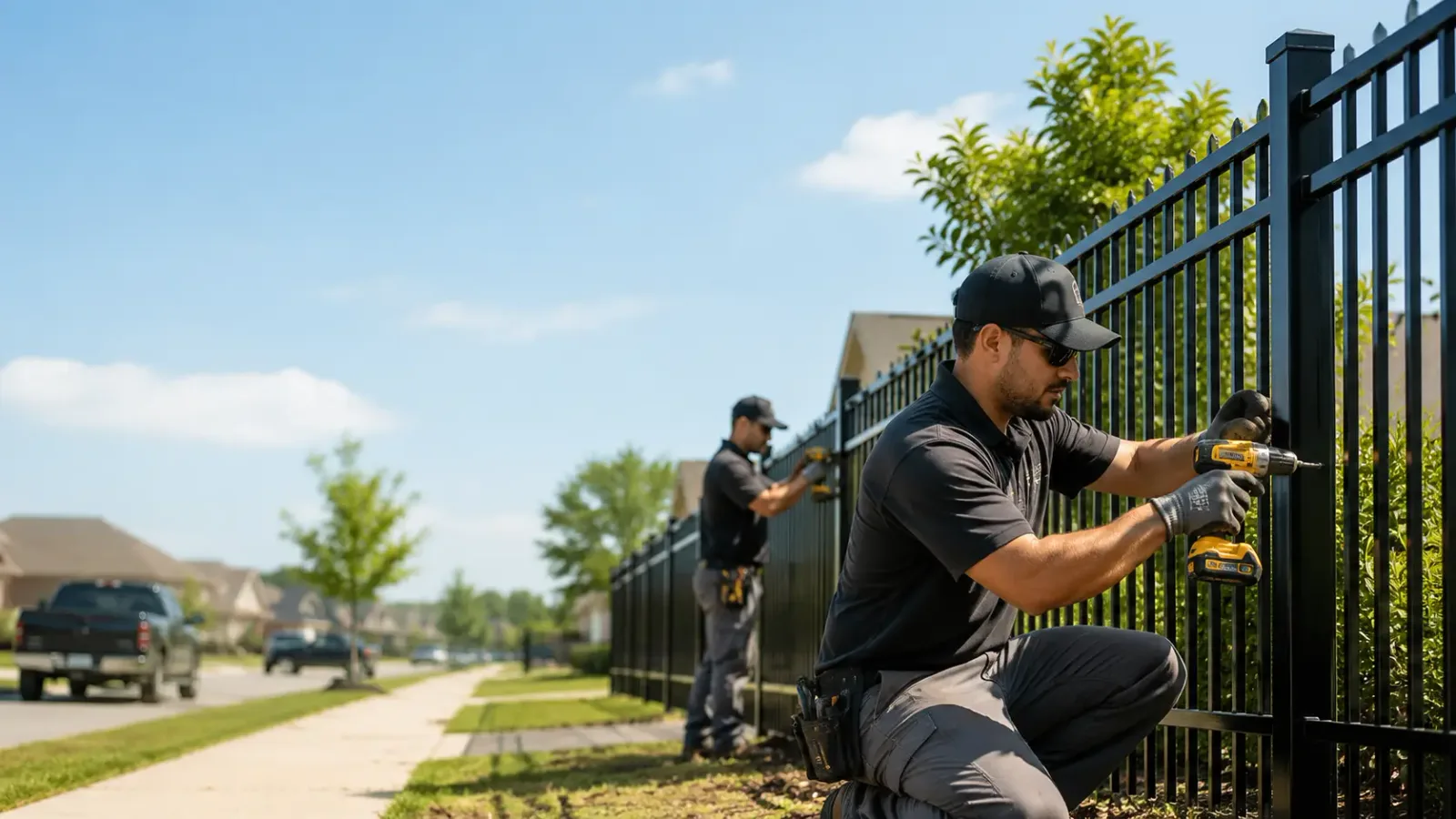 Metal Fence Installation in Shawnee, OH
